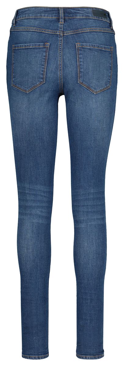 dames jeans - skinny fit middenblauw - HEMA