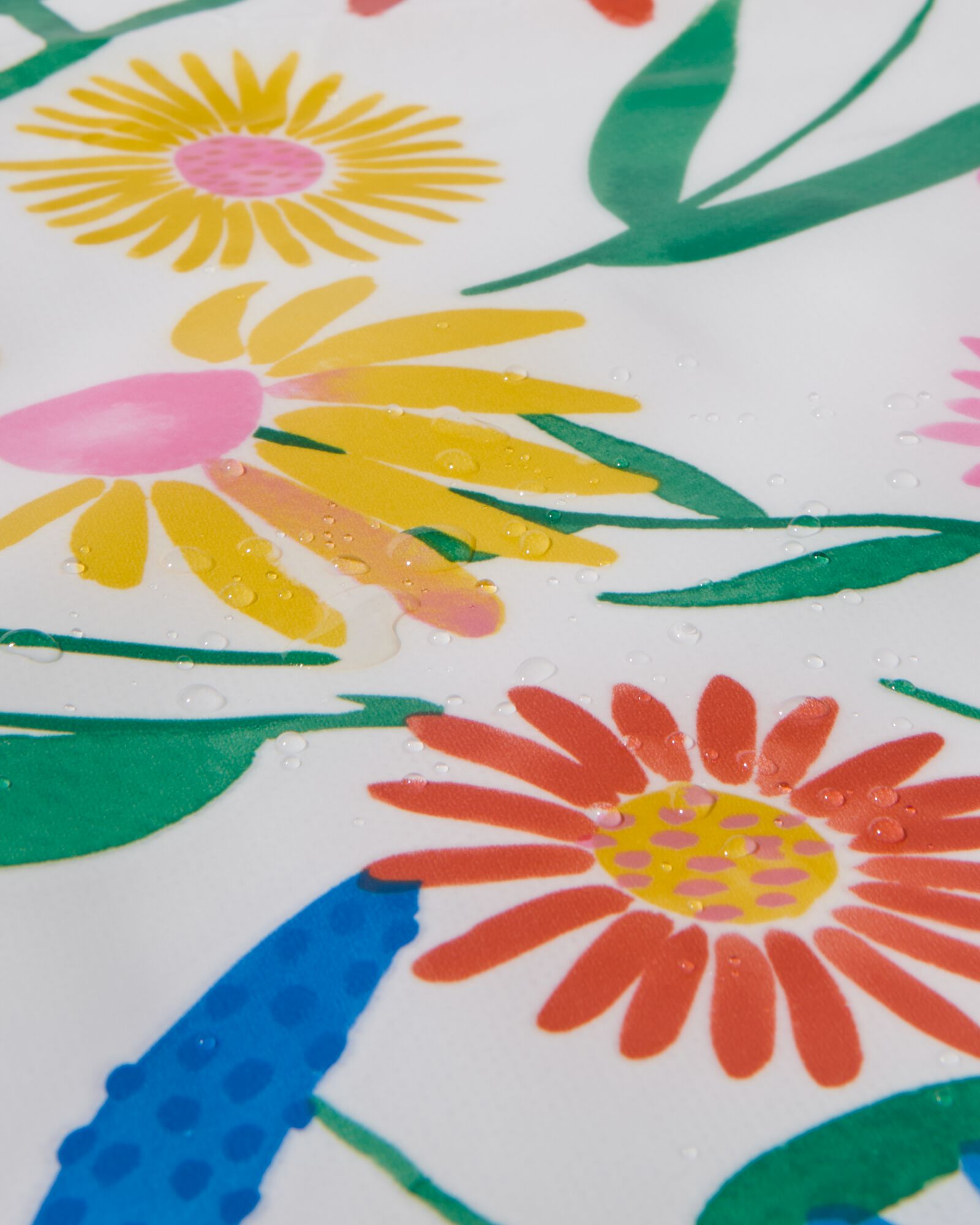 tafelzeil 140x240 polyester wilde bloemen - HEMA
