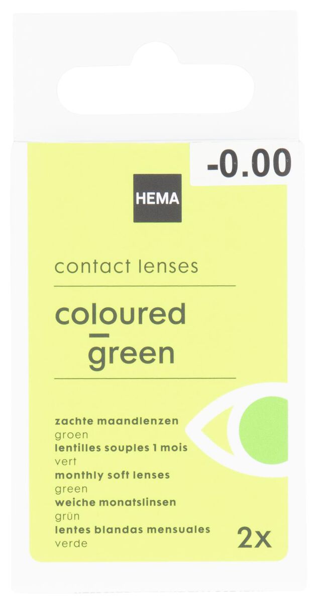 gekleurde contactlenzen groen - HEMA