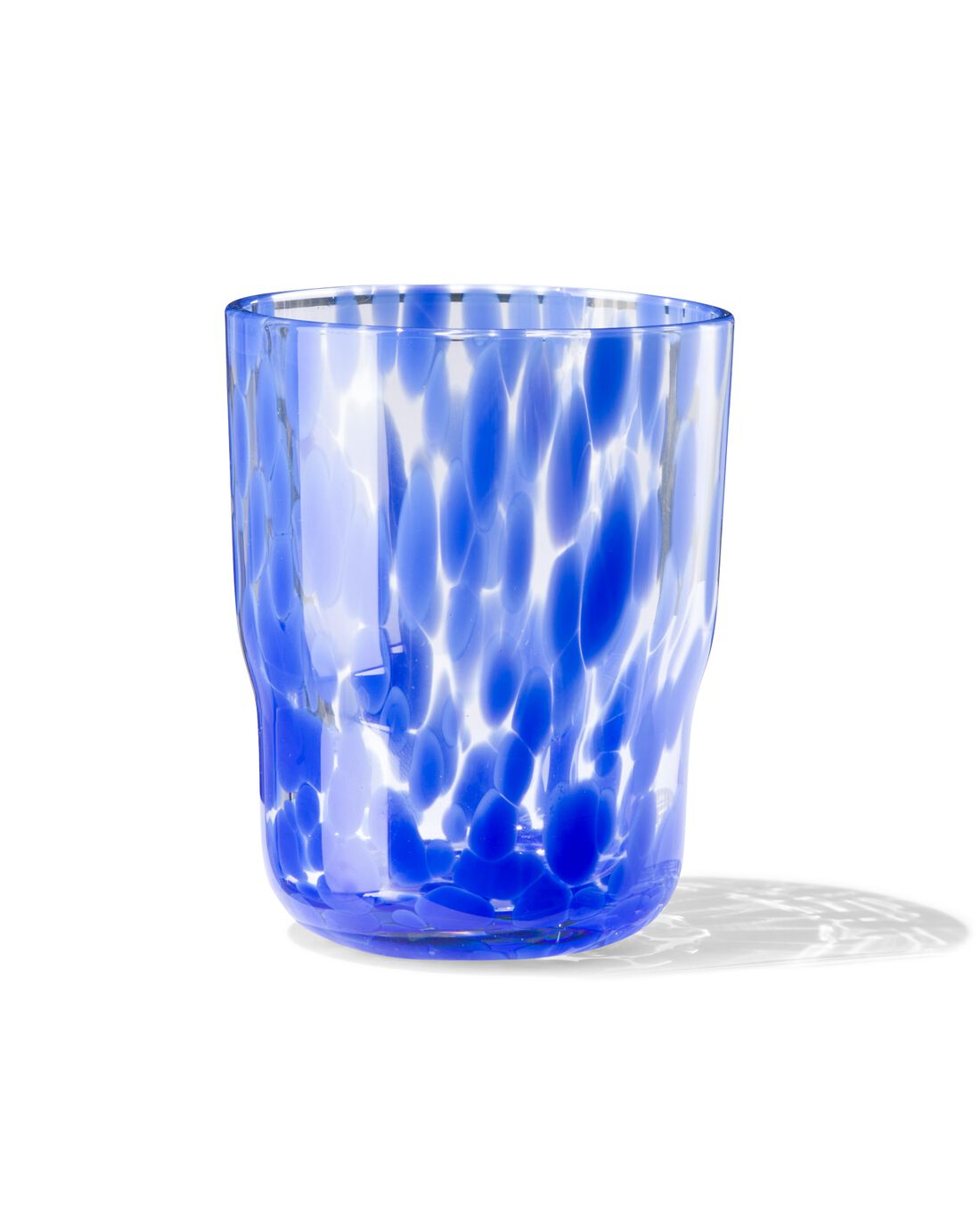 HEMA Waterglas Bergen Gevlekt Blauw 290ml (blauw)