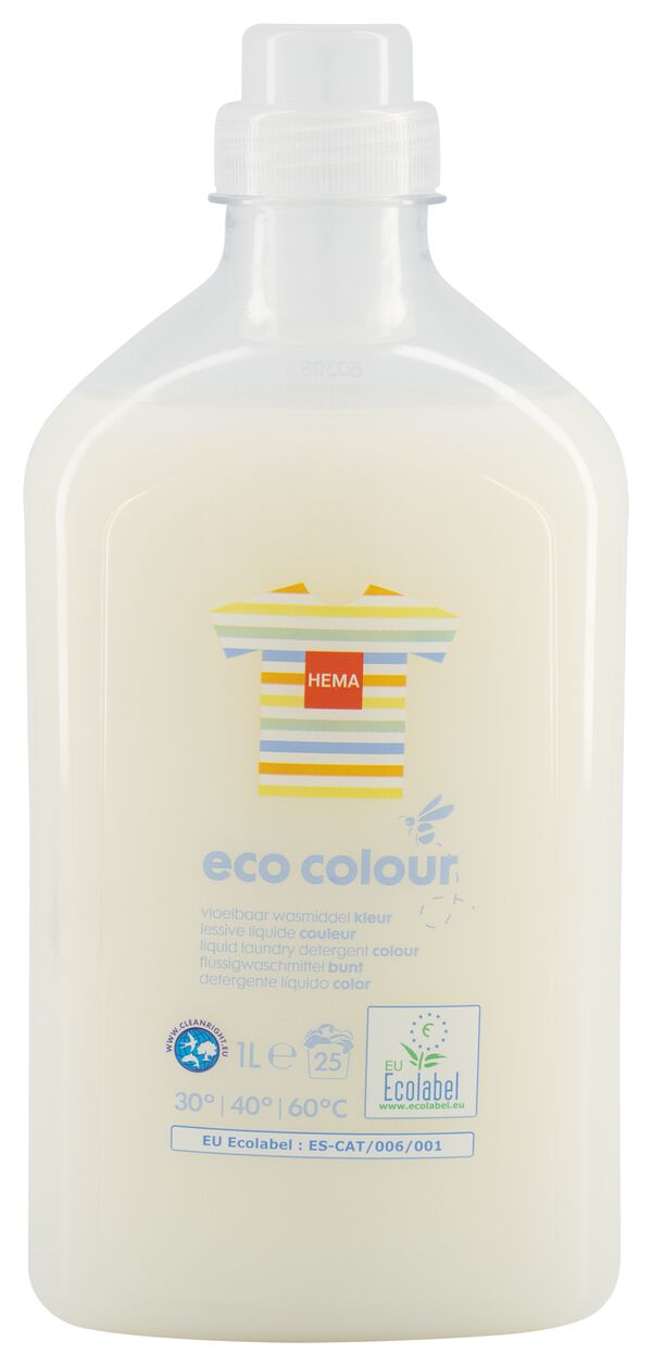 eco vloeibaar wasmiddel kleur 1L - HEMA