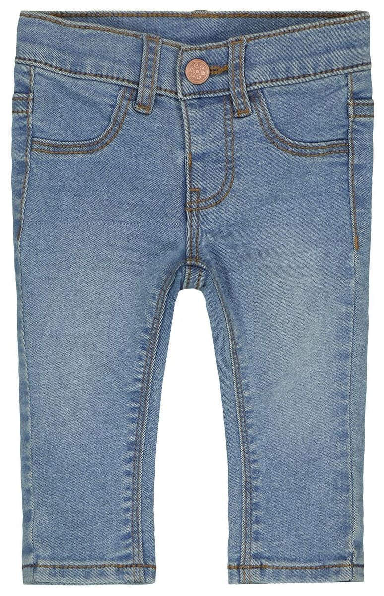 baby jeans skinny fit blauw - HEMA