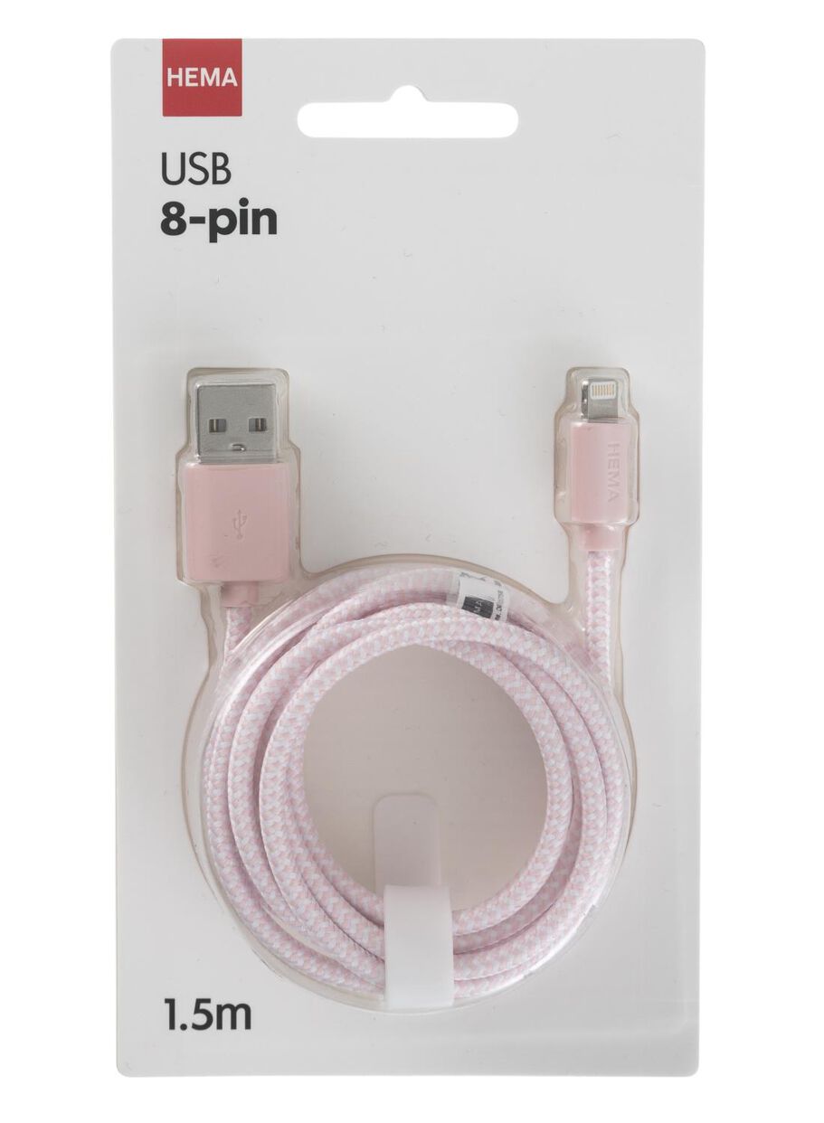 USB laadkabel 8-pin - HEMA