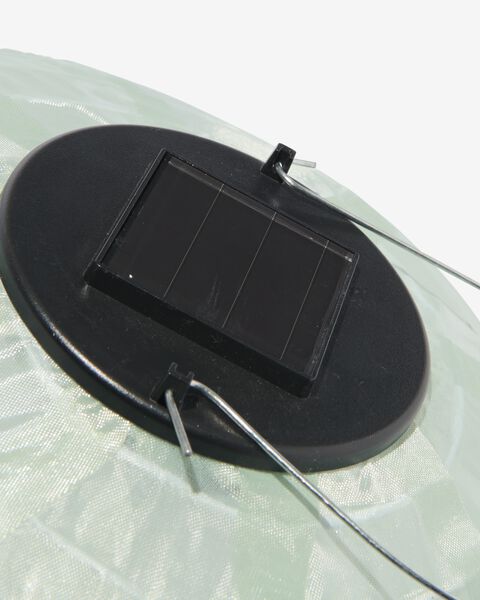 tuinlampion solar Ø28cm groen - HEMA