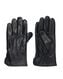 heren handschoenen met touchscreen leer zwart S - 16580116 - HEMA