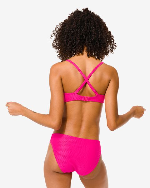 dames bikinibroekje middelhoge taille roze - HEMA