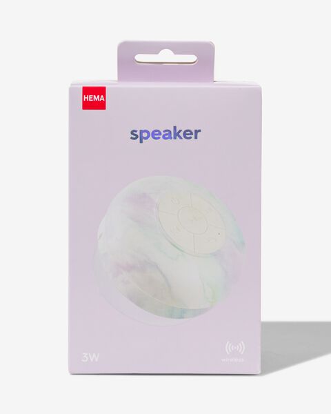 draadloze speaker waterproof Ø8.5cm - HEMA