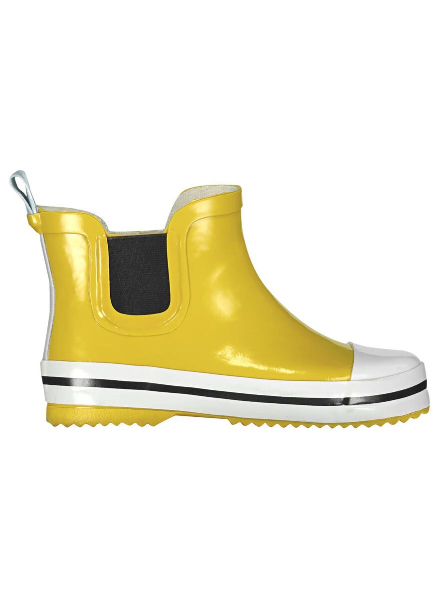 bezorgdheid Net zo Madison kinder regenlaarzen - laag model - rubber geel - HEMA