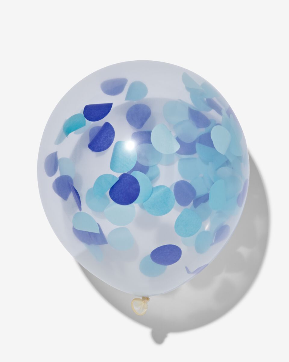 confetti ballonnen - 6 stuks - HEMA