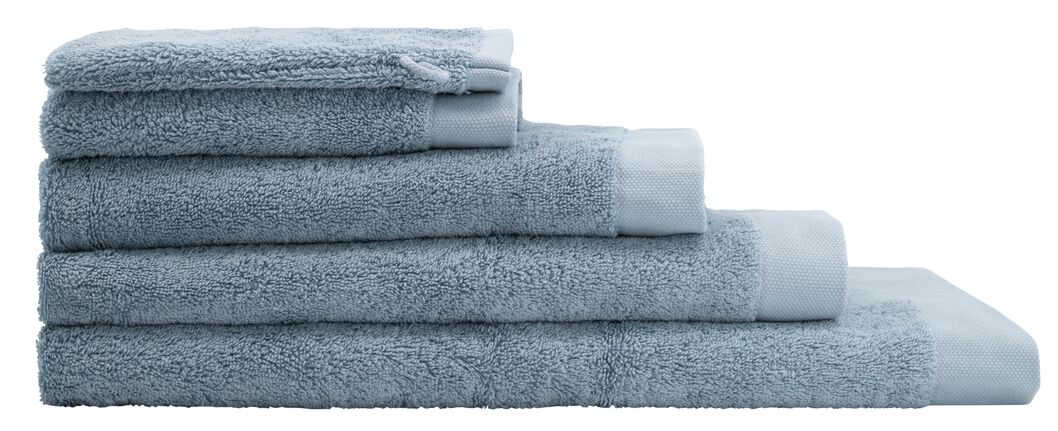 handdoeken - hotel extra zacht ijsblauw - HEMA