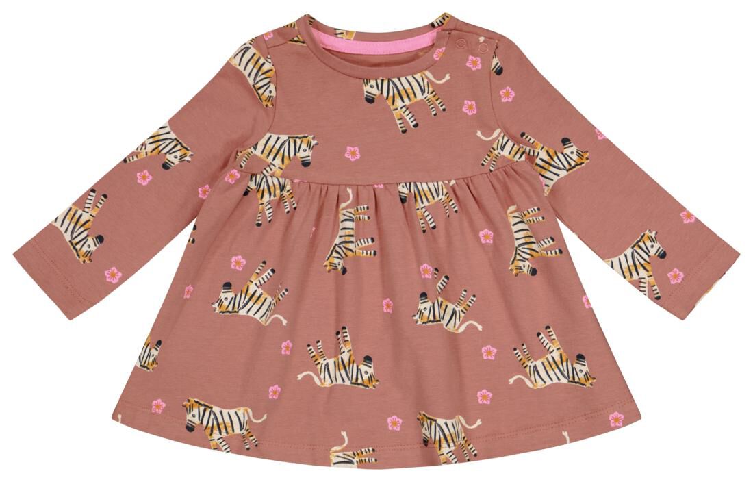 baby jurk zebra roze - HEMA