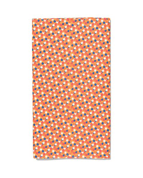 papieren tafelkleed 138x220 oranje - HEMA