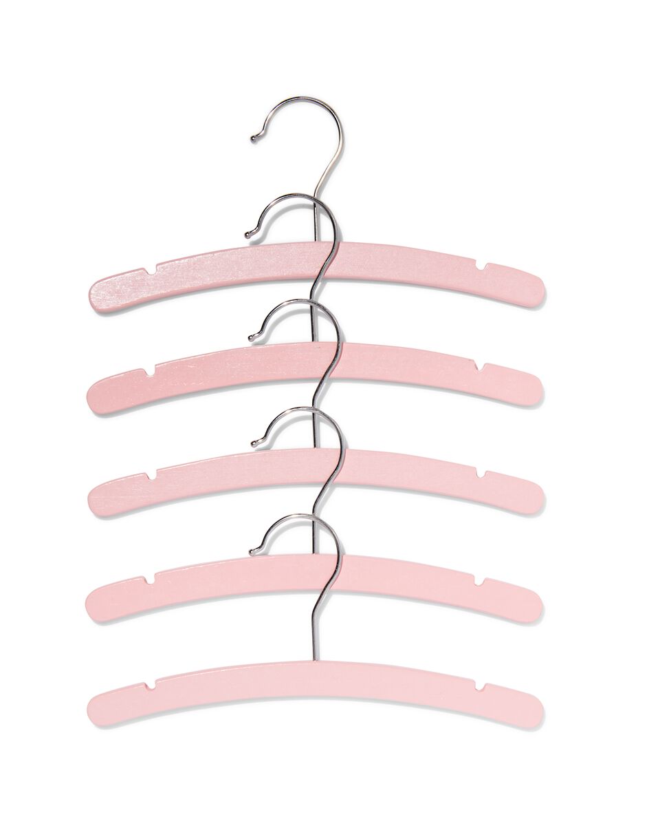 baby kledinghangers roze - 5 stuks - HEMA