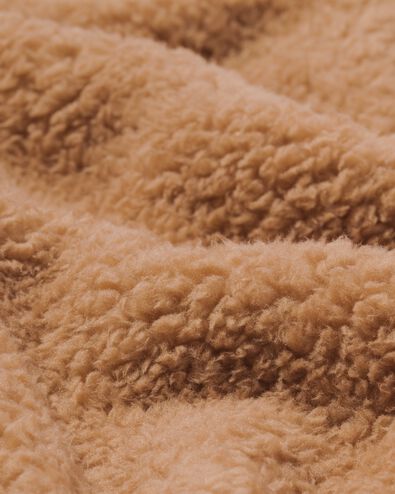 woonplaid teddy 130x150 bruin - HEMA