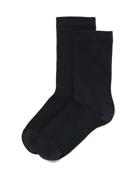Kalksteen Aardrijkskunde Pijl dames sokken met biologisch katoen - 2 paar zwart - HEMA
