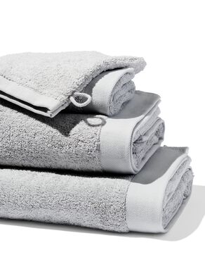 handdoeken - hotel extra zacht lichtgrijs HEMA