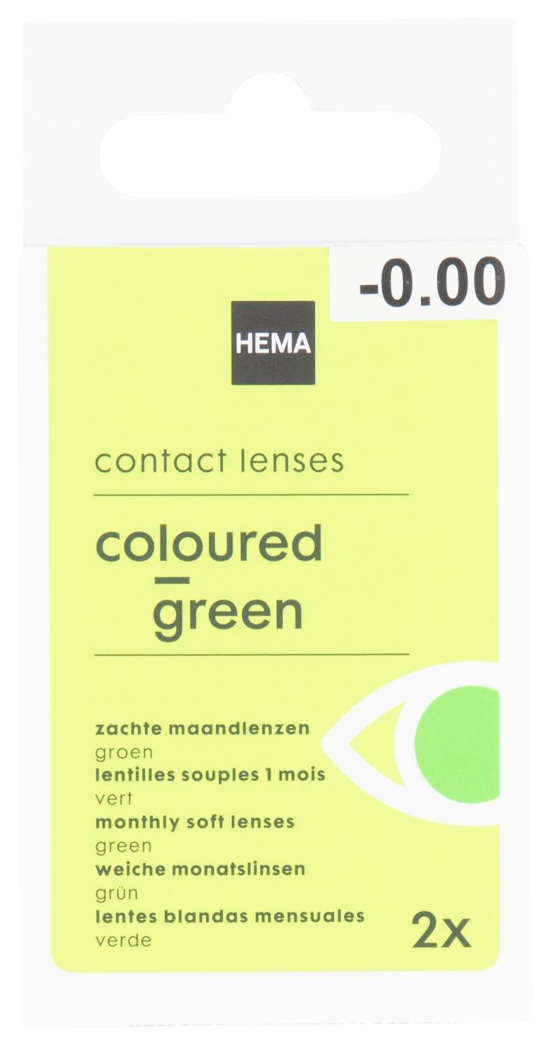 gekleurde contactlenzen groen - HEMA