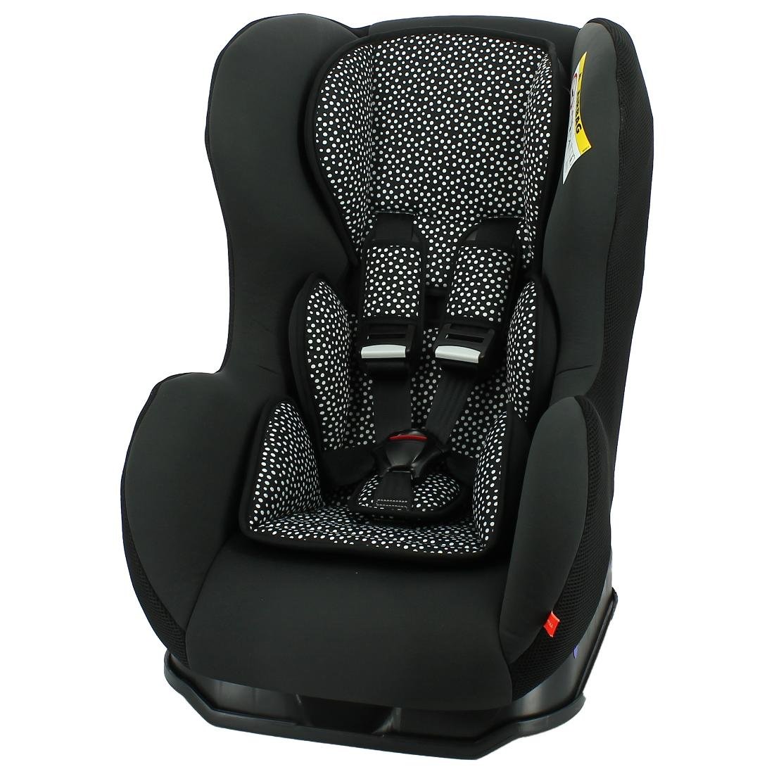autostoel baby 0-25kg zwart/witte stip - HEMA